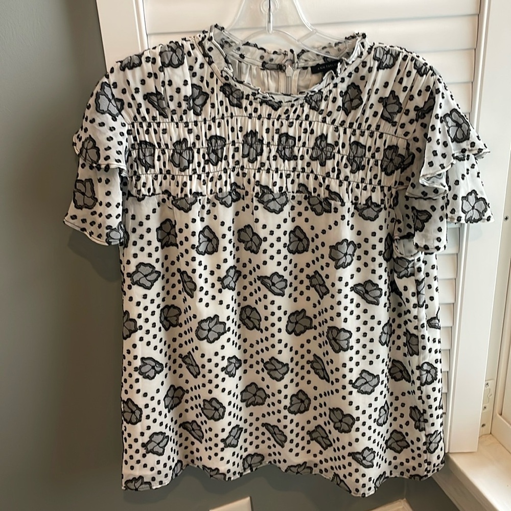 Ann Taylor floral blouse